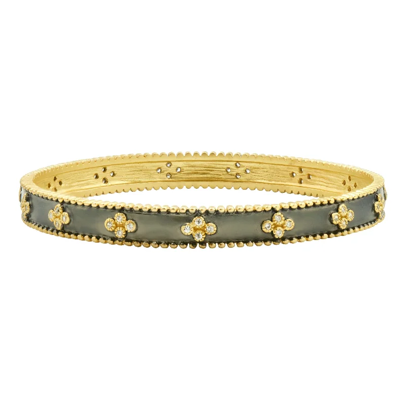 High-End Sparkle, Low-End Prices – Shop Now A Clover Stackable Bangle