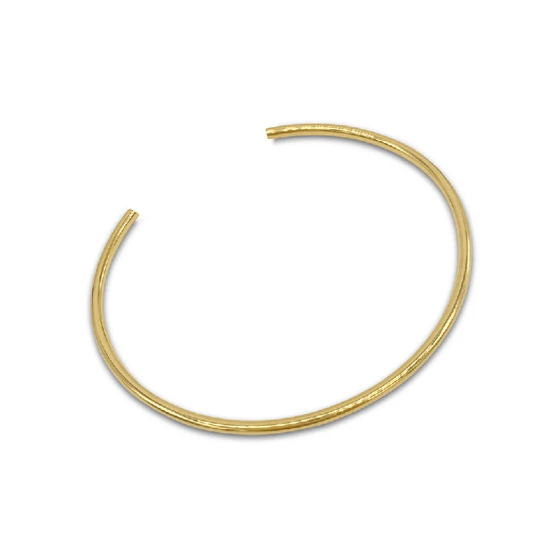 Affordable Luxury Jewelry For Every Occasion Tarnish Resistant 14k Gold Plated Thin Cuff Bracelet