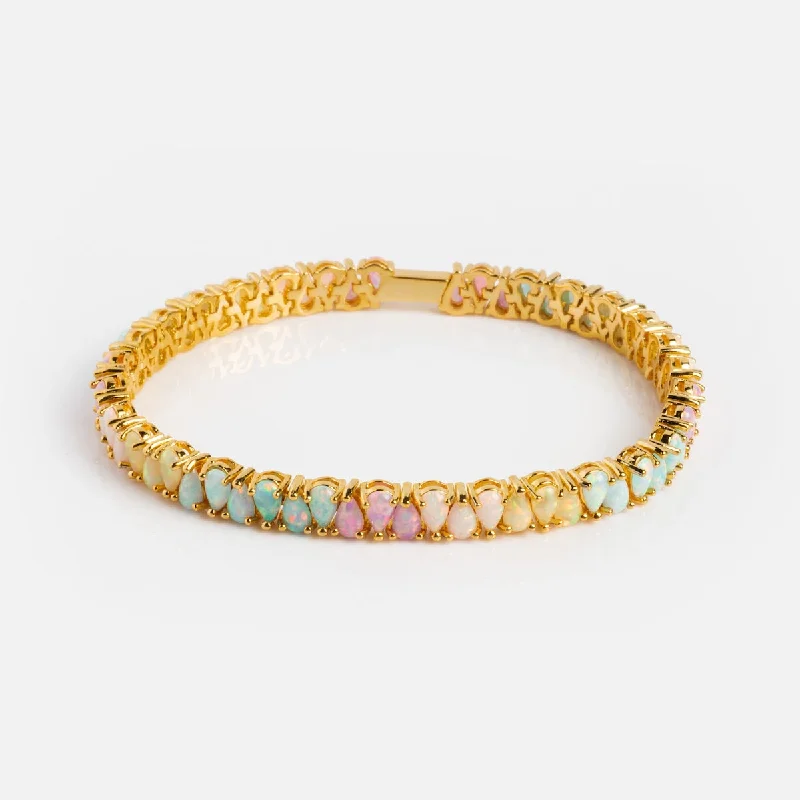 High-End Jewelry, Now More Affordable Than Ever Opal Dancing Dreams Tennis Bracelet