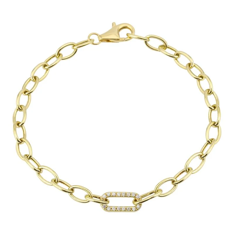 Shop Dazzling Jewelry With Special Promotional Discounts Diamond Link Chain Bracelet