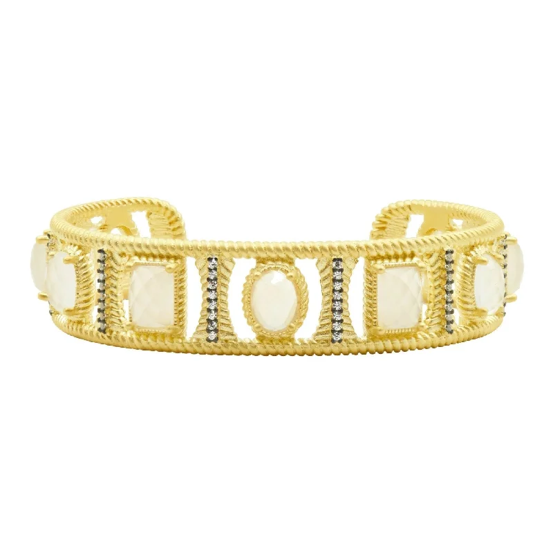 Final Call For Exquisite Jewelry At Reduced Rates Gilded Cable Cuff Bangle