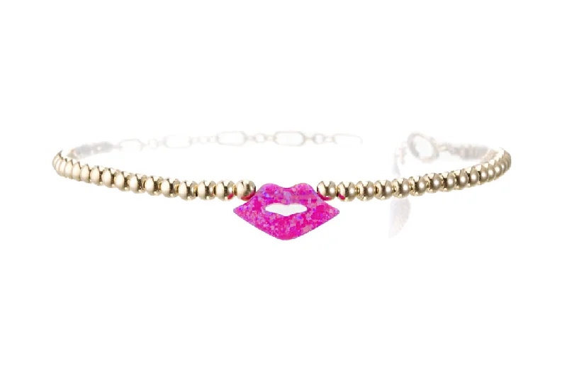 Jewelry Clearance Event – Last Chance For Stunning Deals KISS/LIPS OPAL BRACELET