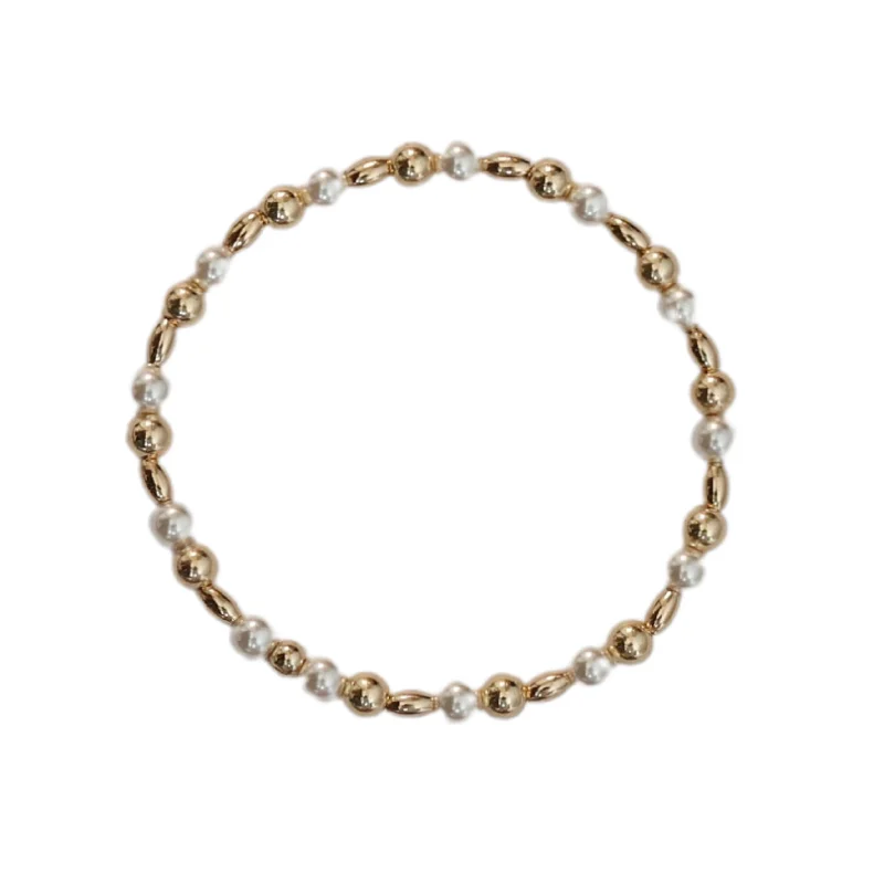 Best-Selling Jewelry Now Available At Special Deals "MERI" 14k gold-filled Ball Beaded Bracelet