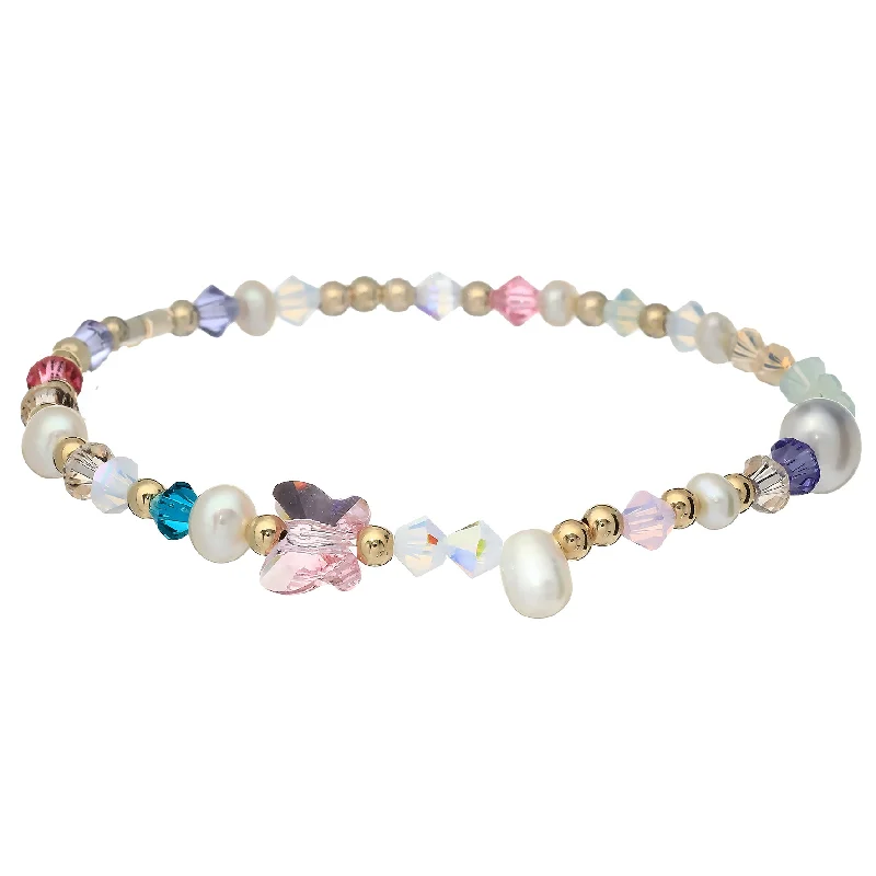 Get Your Favorite Jewelry At The Best Price "PIPA" Clear Crystal Bracelet