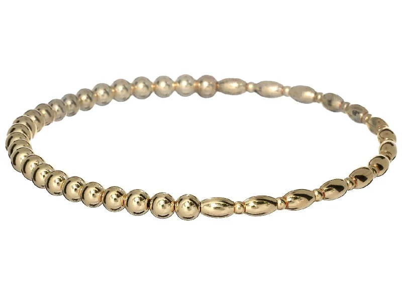 Limited-Time Offer On Premium Jewelry Collections "SHERI" 14k gold-filled beaded bracelet