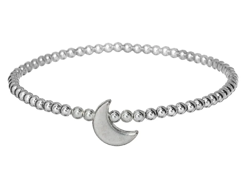 Grab Your Favorite Jewelry At The Lowest Prices "SOLID MOON" Charm Ball Bead Bracelet