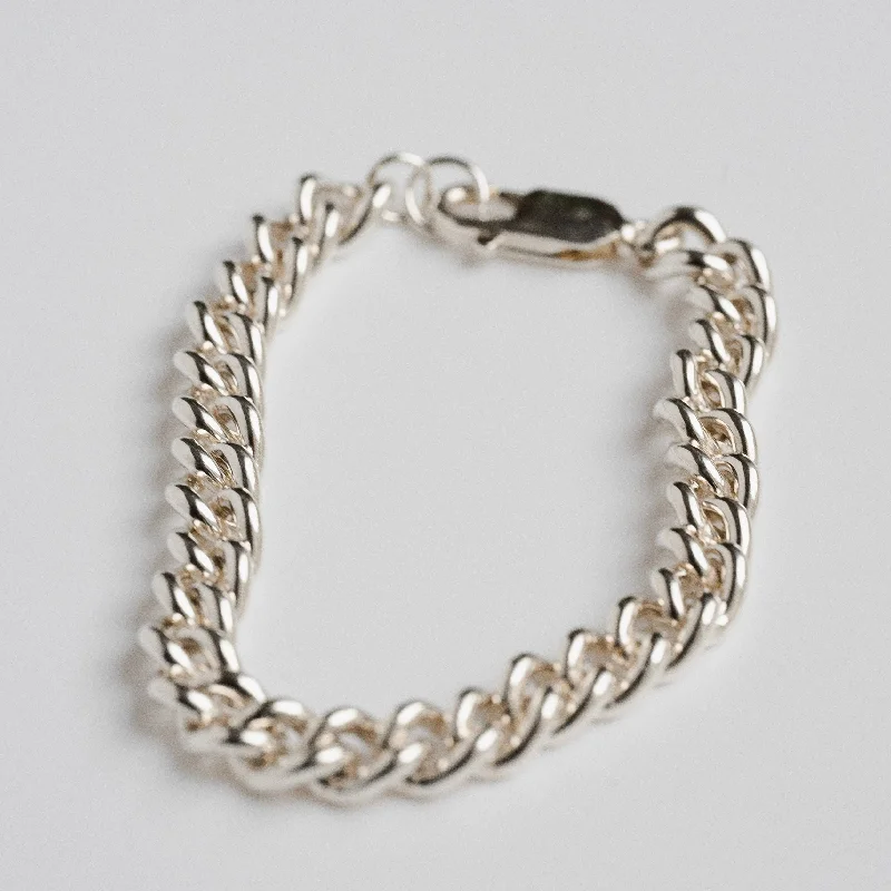 Premium Jewelry At Promotional Prices – Shine Today Sterling Silver Chain Link Bracelet - Choose Your Width