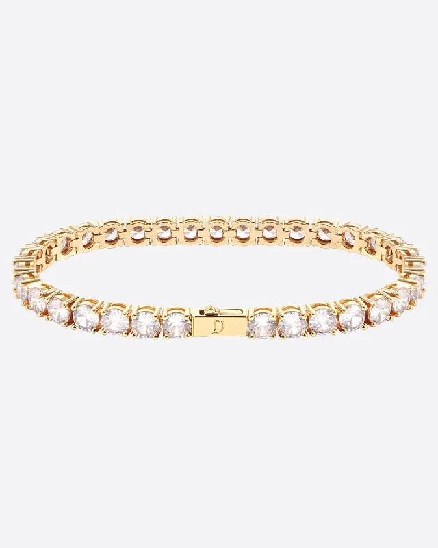 Fashion-Forward Jewelry At Incredible Prices TENNISBOY BRACELET. - 5MM 18K GOLD