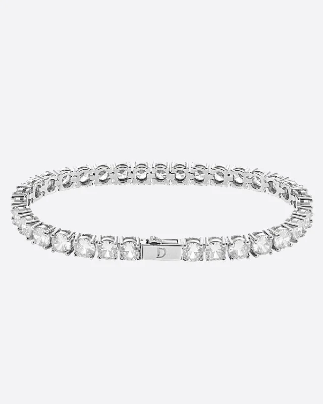 Elegant Jewelry, Exclusive Prices – Shop Now TENNISBOY BRACELET. - 5MM WHITE GOLD