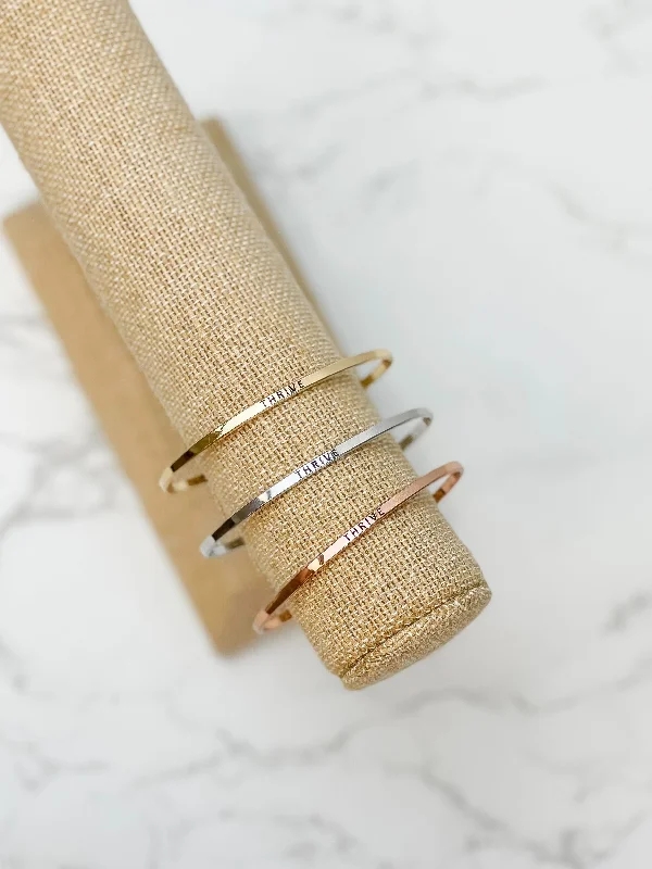 Unmissable Jewelry Discounts – Elevate Your Look For Less 'Thrive' Cuff Bracelets