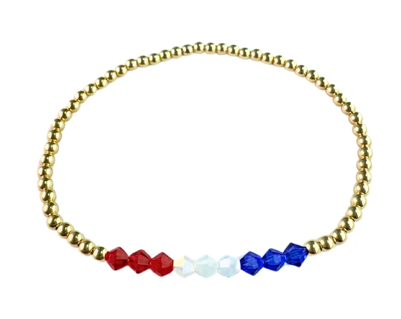 Discover Unique Jewelry With Special Limited-Time Offers "USA Crystal BAR" Bracelet