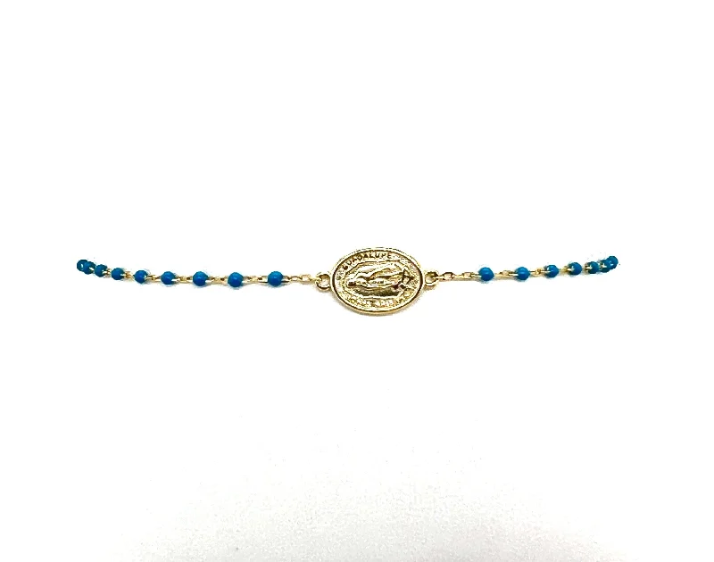 Exclusive Jewelry Bundles At Discounted Rates "VIRGIN MARY" DOTTED BRACELET