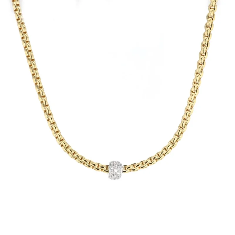 Handcrafted Beauty At Affordable Prices 0.19 ctw Diamond Rope Necklace