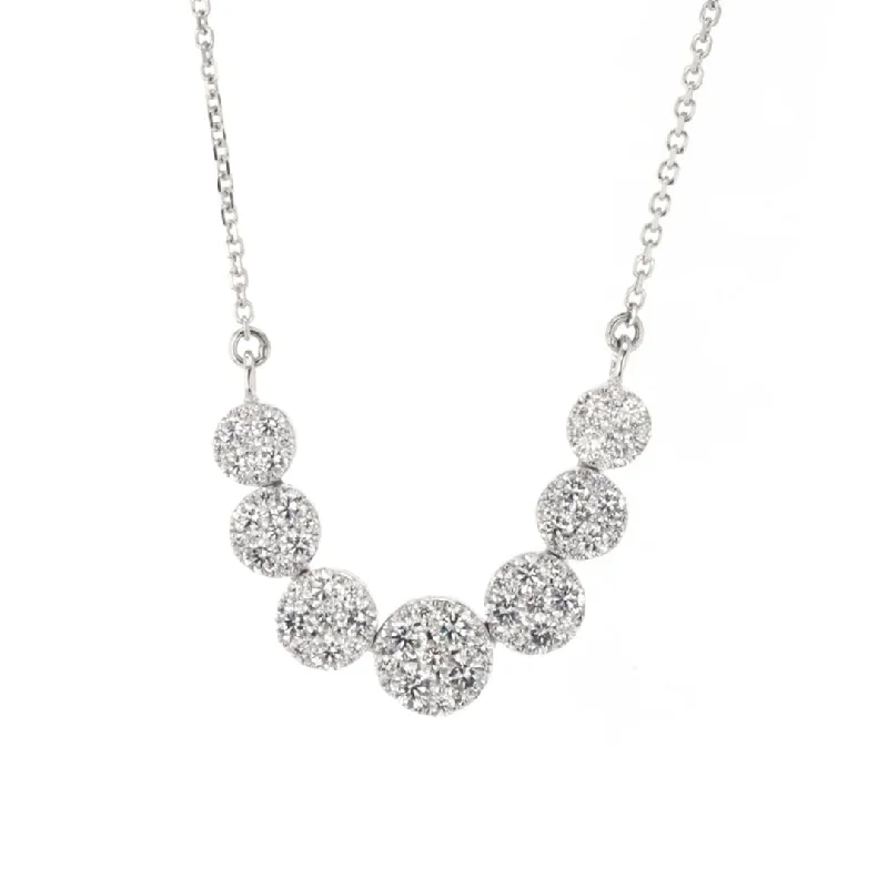 Trendy Minimalist Jewelry For Everyday Wear 17.5" 1.20 ctw Diamond Necklace | M10275426