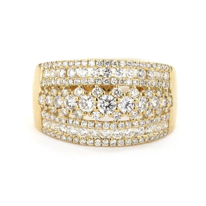 Celebrate With Sparkle – Jewelry Sale Now Live 1.28 ctw Diamond 9-Row Band