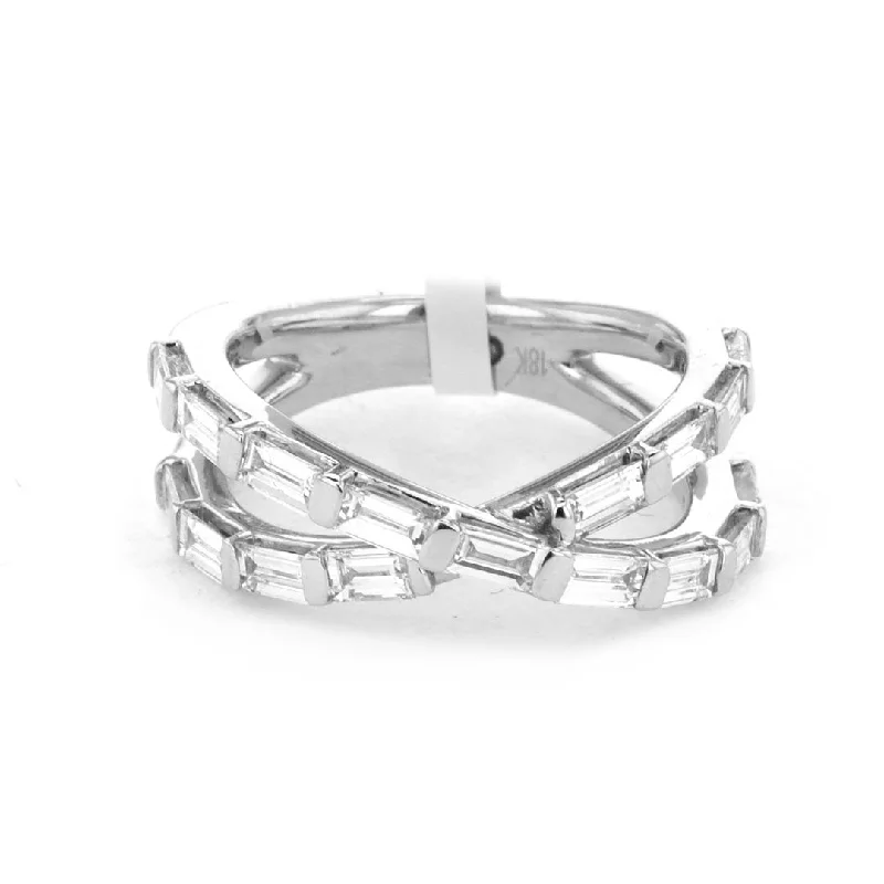 Jewelry Clearance Event – Stock Up Before It's Over 1.33 ctw Diamond Crossover Band