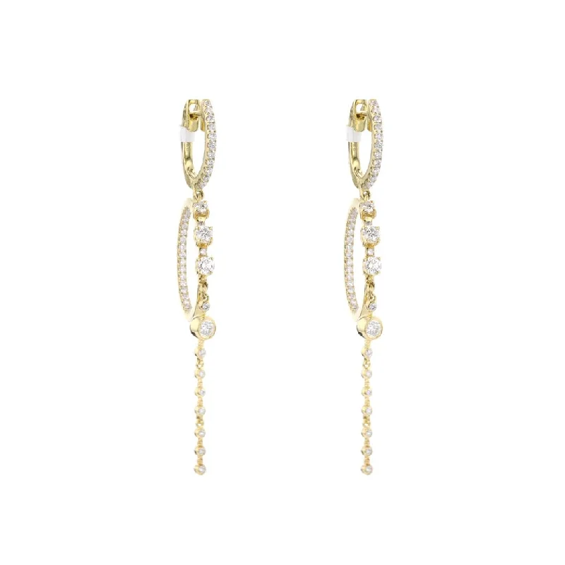 Get The Sparkle You Love At Prices You Adore 1.51 ctw Diamond Drop Earrings