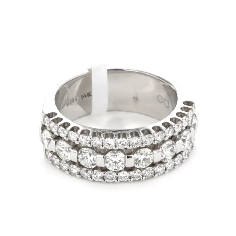 Elevate Your Outfit With Discounted Statement Jewelry 1.67 ctw Diamond Band