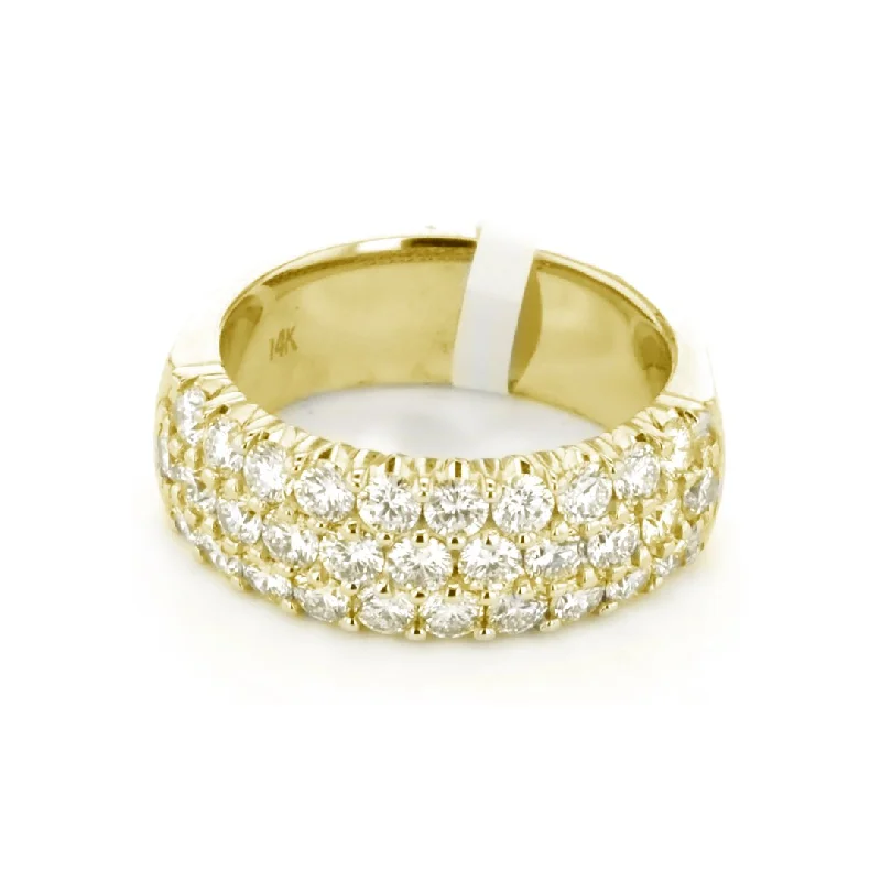 Once-A-Year Jewelry Deals – Shop Before They’Re Gone 1.75 ctw Diamond 3-Row Band