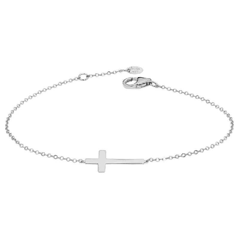 Your Perfect Accessory At The Perfect Price 14k Sideways Cross Bracelet