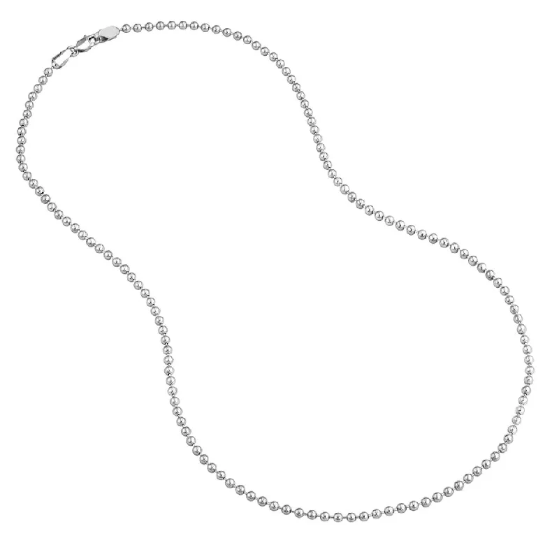 Last Chance To Grab Your Favorite Jewelry At A Discount 14W BEAD CHAIN 2.5MM 18" END C