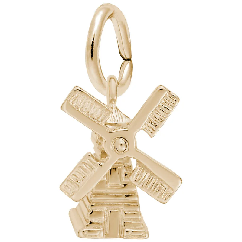 Grab Stylish Jewelry Before The Sale Ends 14Y Windmill Charm