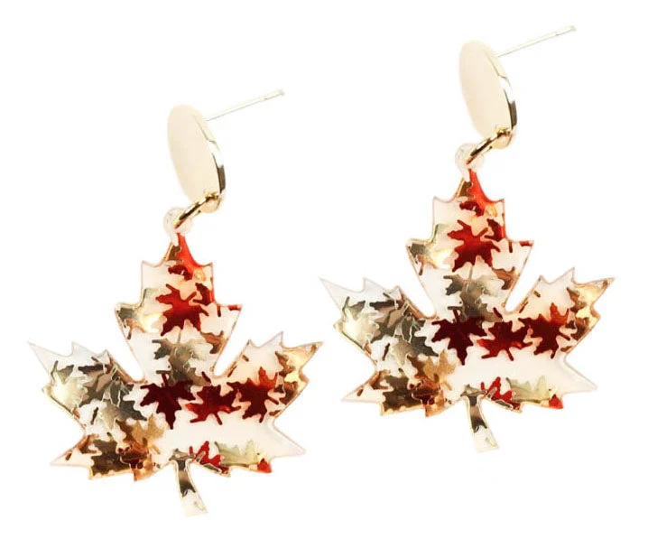 Shine Bright With Our Special Jewelry Promotions Falling Leaves Earring