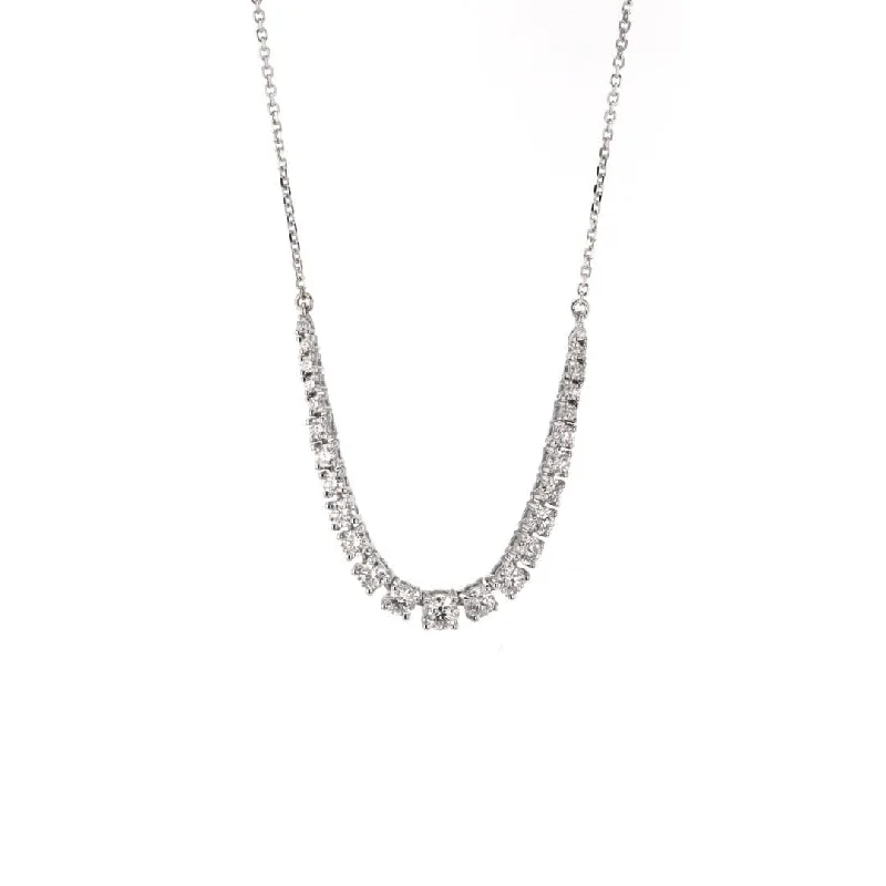 Bohemian-Inspired Jewelry For Free-Spirited Fashion 18.5" 1.11 ctw Diamond Necklace | M10278622