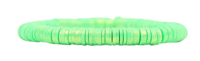 Buy More, Save More On Stunning Jewelry Pieces Stacker Stretch Bracelet - Lime Green