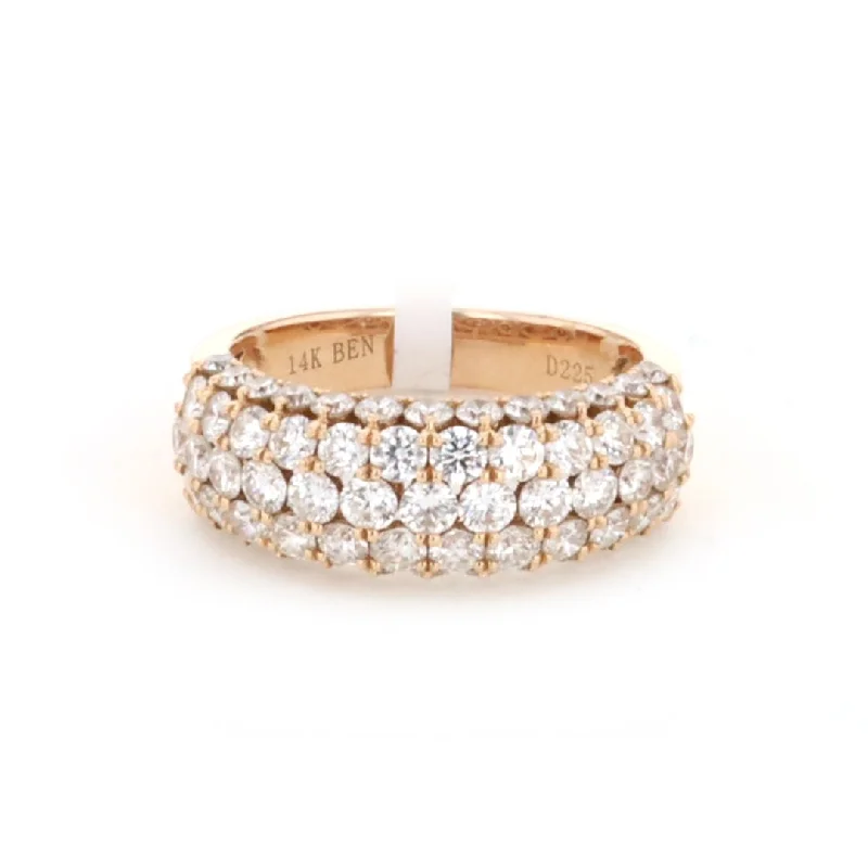 Luxury Handcrafted Jewelry For Elegant Looks 2.25 ctw Diamond Band