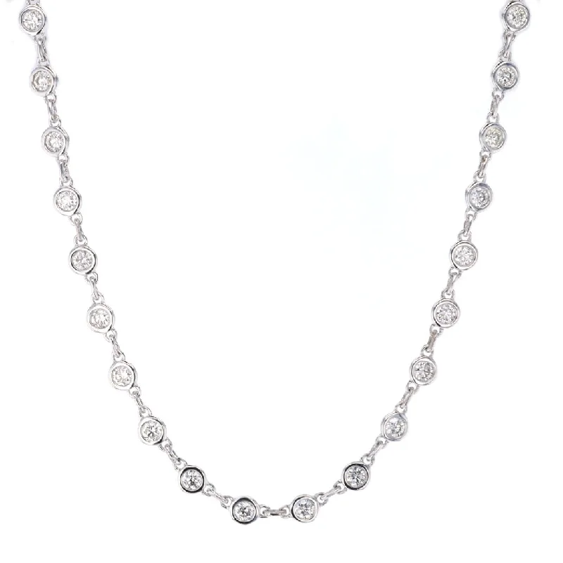 Shop Handcrafted Jewelry At Special Promotional Rates 2.75 ctw Diamonds By The Yard Necklace