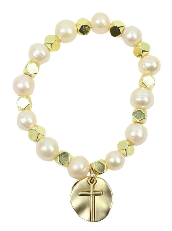 Huge Savings On Premium Jewelry Styles Pearl Kendley with Cross Charm