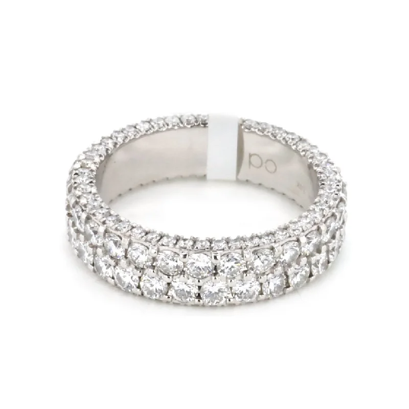 Modern Jewelry At Exclusive Discounts – Shop Today 3.11 ctw Diamond Eternity Band