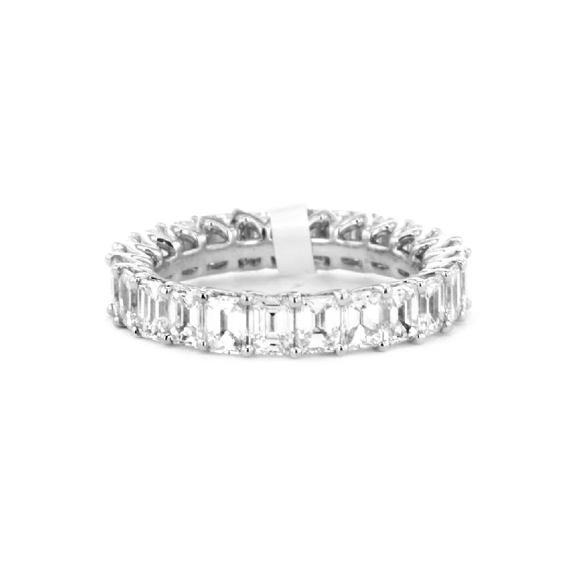 Customized Silver Jewelry For Unique Style 3.83 ctw Diamond Eternity Band