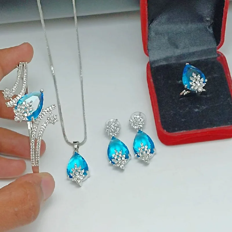 Save On Luxury Jewelry Pieces – Limited-Time Offers Aamrapali Silver Plated Jewellery Combo