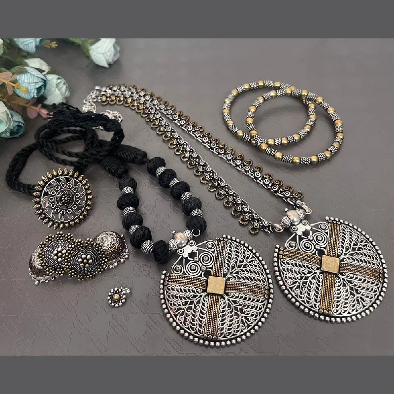 Handcrafted Jewelry Sale – Unique Designs At Low Prices Akruti Collection 2Tone Plated Combo Set