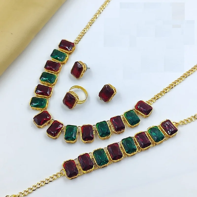 Maroon & Green