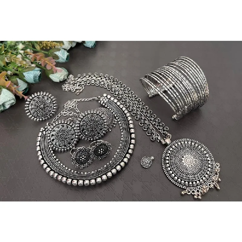 Special Sale On Handcrafted Jewelry – Shop Today Akruti Collection Oxidised Plated Jewellery Combo