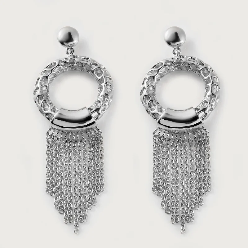 Discounted Jewelry For A Glamorous Look Allegro Globe Necklace + Allegro Tassel Drop Earrings