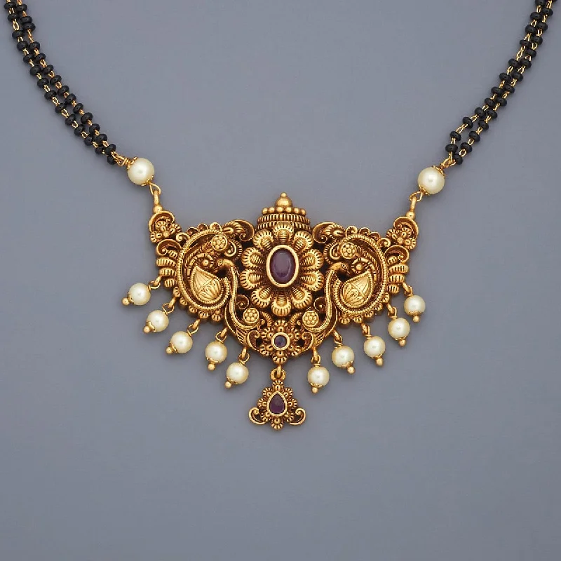 Elevate Your Outfit With Discounted Statement Jewelry Antique Mangalsutra 181367