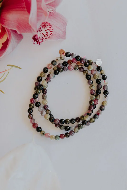 Elegant Necklaces And Bracelets At Limited-Time Offers Stretchy Bracelet - Tourmaline