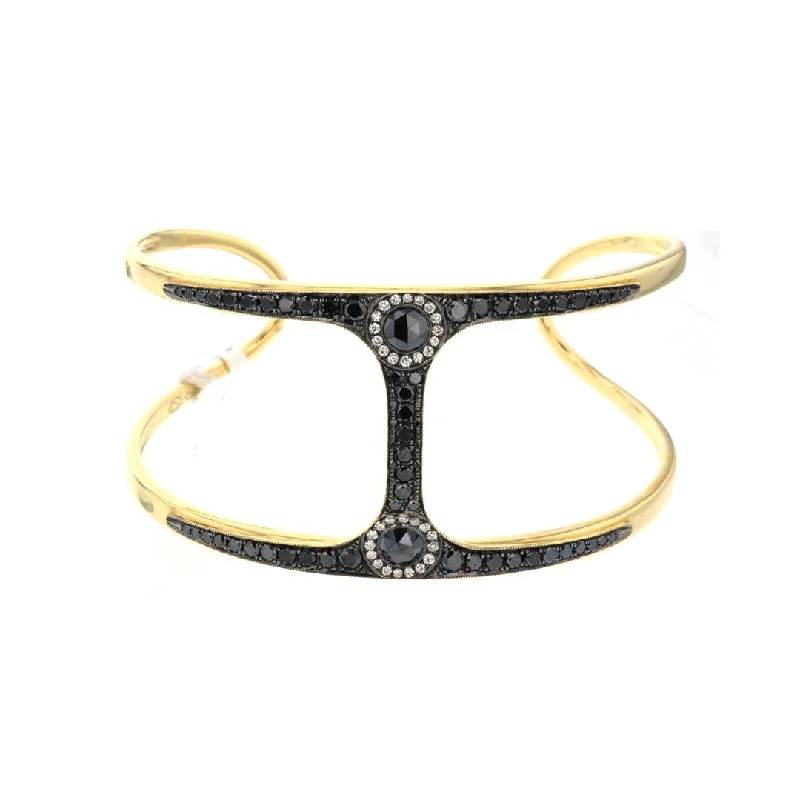 The Perfect Accessory For Less – Jewelry Sale Live Black & White Diamond Bangle Bracelet