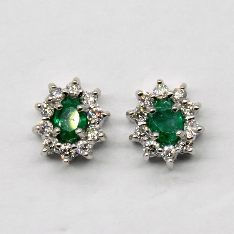Don't Miss Out – Shop Elegant Jewelry For Less Diamond & Emerald Earrings | 0.24ctw, 0.20ctw | Don't Miss Out – Shop Elegant Jewelry For Less Diamond & Emerald Earrings | 0.24ctw, 0.20ctw |