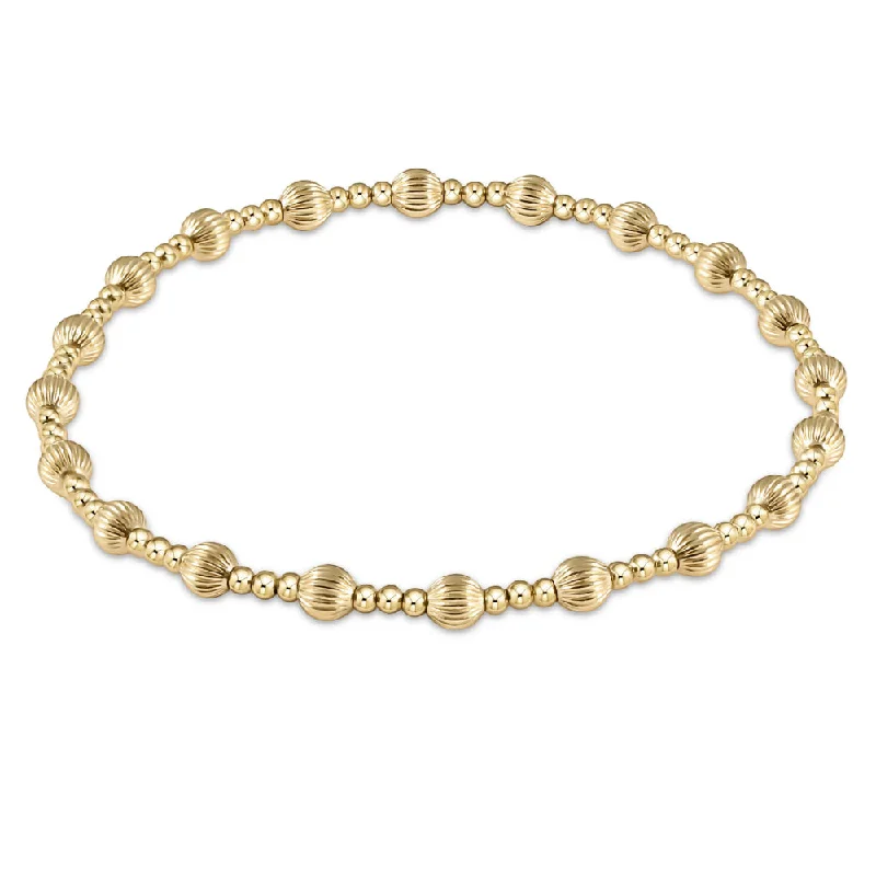 Breathtaking Jewelry At Limited-Time Savings enewton 7.25" extends Dignity Sincerity Pattern Gold Bead Bracelet