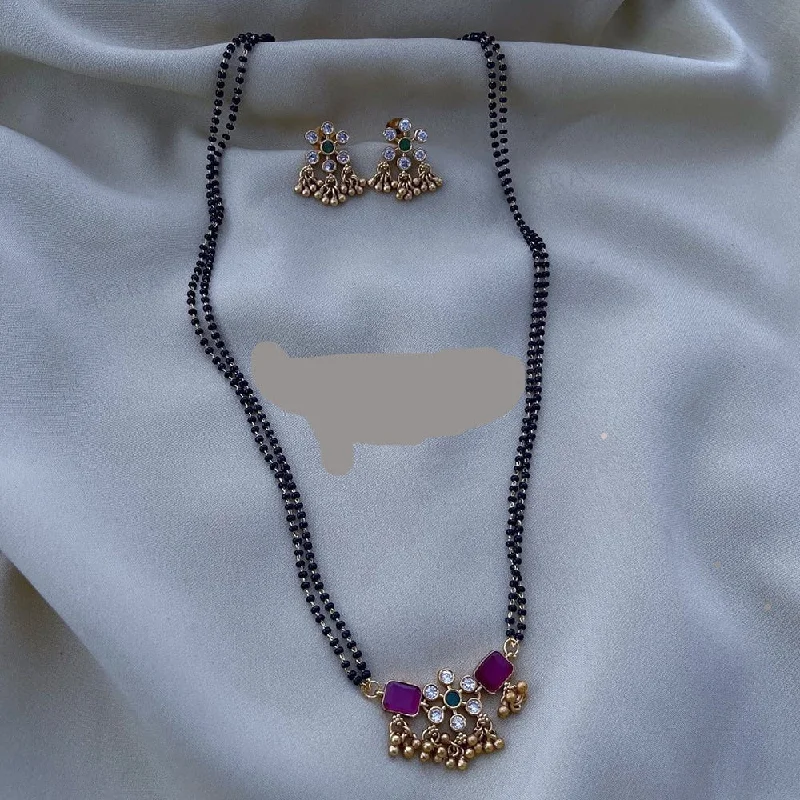 Affordable Elegance – Special Jewelry Sale Now Live H K Fashion Gold Plated Austrian Stone Mangalsutra