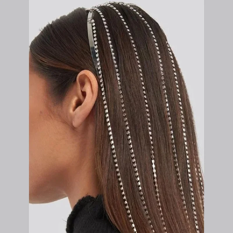 Luxury Jewelry Now At Special Promotional Rates H K Fashion Silver Plated Austrian Stone Headband Luxury Jewelry Now At Special Promotional Rates H K Fashion Silver Plated Austrian Stone Headband