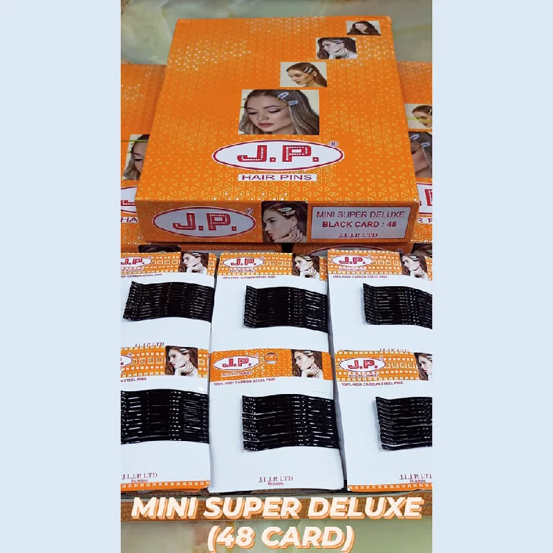 Elegant Jewelry, Exclusive Prices – Shop Now JP Hair Pins Mini Super Deluxe Shining Black 5.5 CM Hair Pin/Bobby Pin