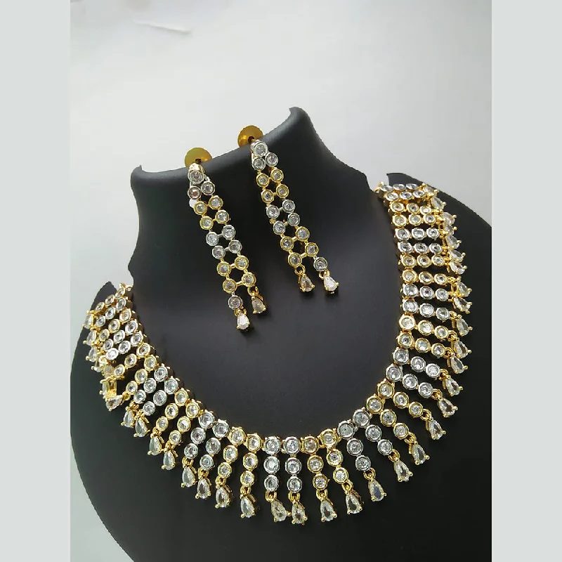Elegant Jewelry, Affordable Luxury – Shop Now Kavita Art 2 Tone Plated Austrian Stone Necklace Set