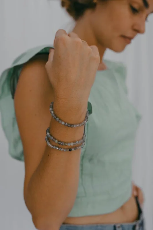 Exclusive Jewelry Sale – Grab Timeless Pieces Now Stretchy Bracelet - Labradorite Faceted