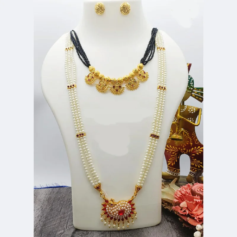 Don't Miss Our Biggest Jewelry Sale Of The Season Lalita Creation Gold Plated Combo Set